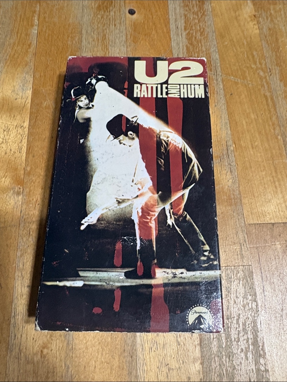 U2 Rattle and Hum vhs tape